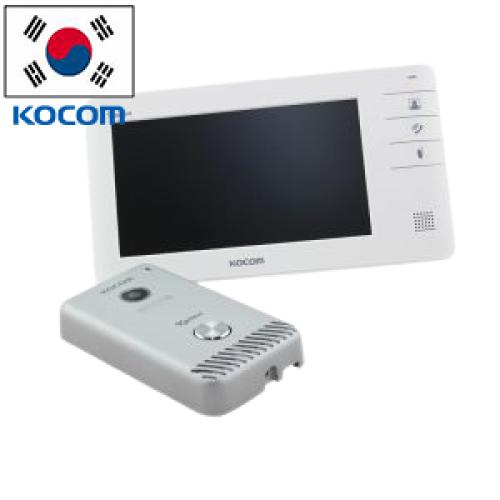 تليفون باب بشاشة KOCOM KCV-S701EB+KC-S81M كوكم